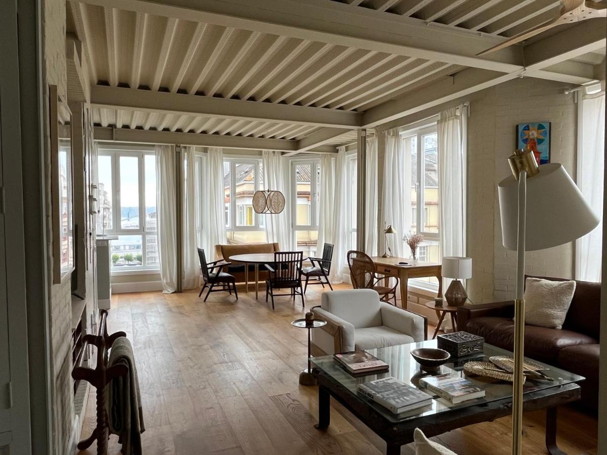 Espectacular Apartamento En El Centro De La Ciudad Ла-Корунья Экстерьер фото