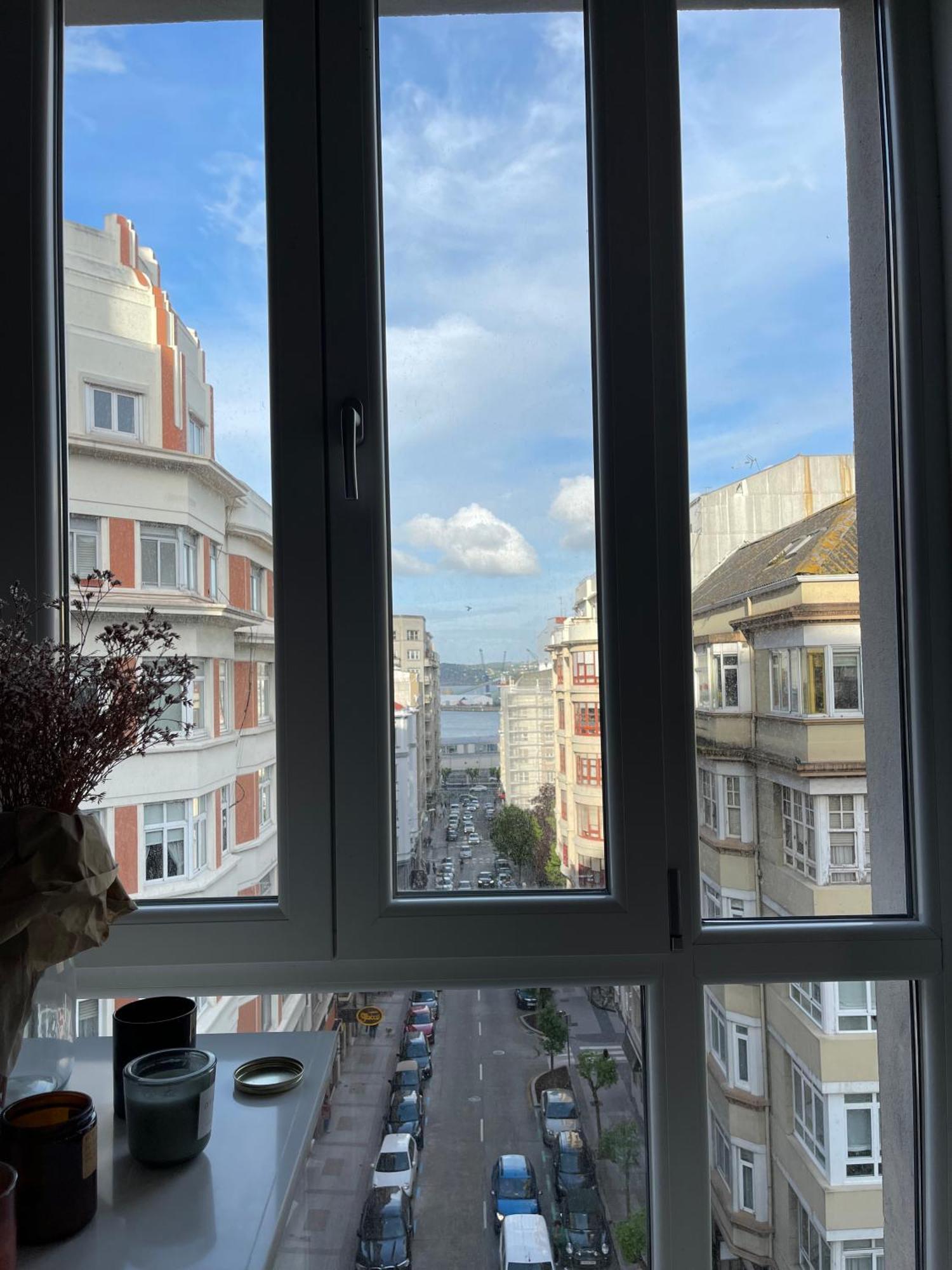 Espectacular Apartamento En El Centro De La Ciudad Ла-Корунья Экстерьер фото